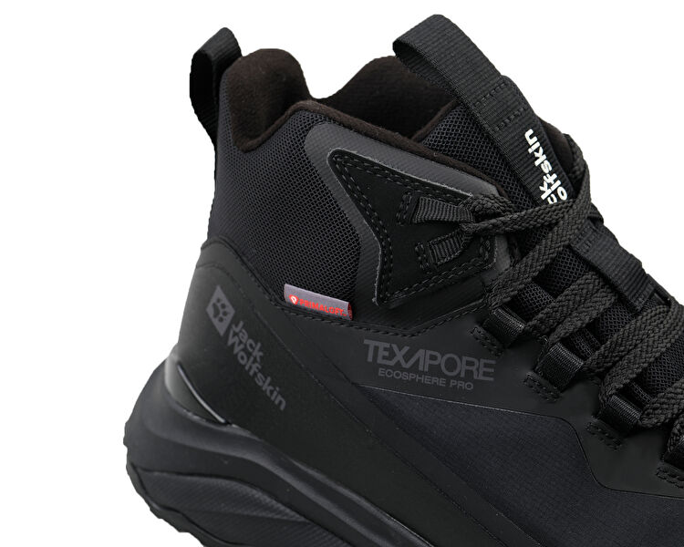 Jack Wolfskin Erkek Dromoventure Wt Texapore Mid M Siyah A62295-635
