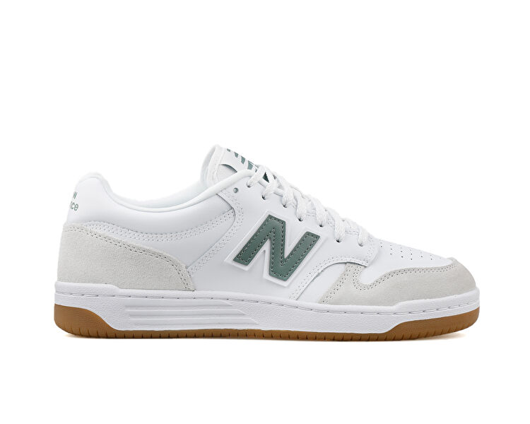 NEW BALANCE Unisex 480 Beyaz Modeli Koleksiyonu Beyaz BB480LYG