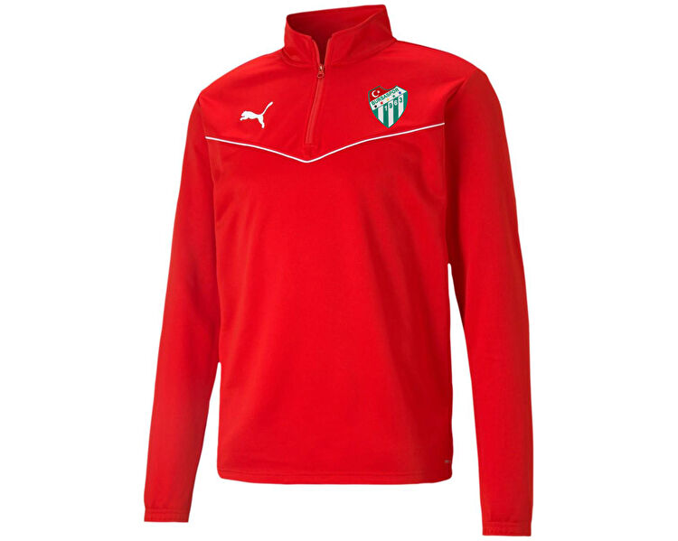 Puma Erkek Bursaspor Teamrise 1/4 Zip Top Kırmızı BS-65739401