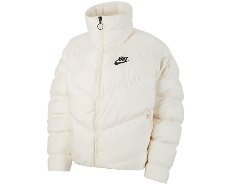 Nike Kadın W Nsw Syn Fill Jkt Stmt Beyaz CD4216-110