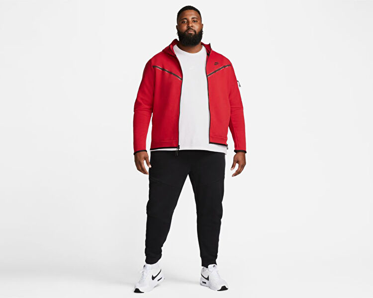 NIKE Erkek M NSW TCH FLC HOODIE FZ WR Kırmızı CU4489-687 | Korayspor