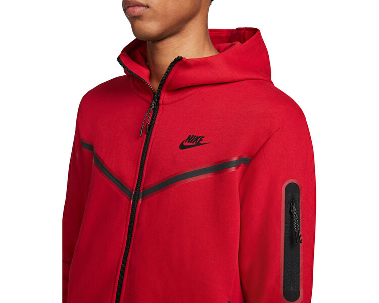 NIKE Erkek M NSW TCH FLC HOODIE FZ WR Kırmızı CU4489-687 | Korayspor