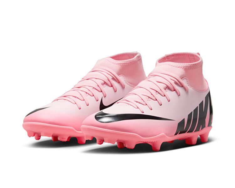 Nike Mercurial X ピンク/ホワイト/ブラック 26,5cm Nike Çocuk Jr. Mercurial Superfly 9 Club Fg/Mg Pembe DJ5959-601