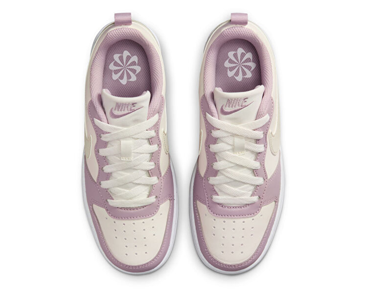 NIKE Unisex Çocuk COURT BOROUGH LOW RECRAFT (GS) Krem DV5456-129