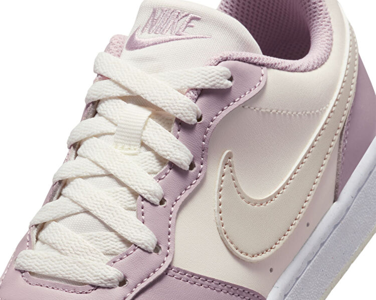 りな NIKE Unisex Çocuk COURT BOROUGH LOW RECRAFT (GS) Krem DV5456-129