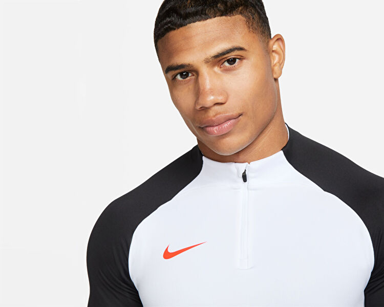 M K Df Strk Dril Top Erkek Nike Beyaz Erkek Futbol Uzun Kollu