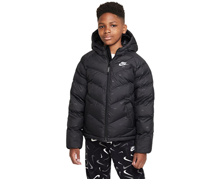 Nike Çocuk K Nsw Synfl Hd Jkt Aop Siyah DX1266-010