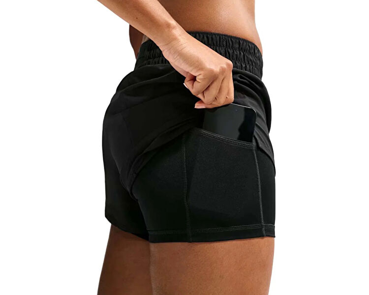NIKE Kadın W NK ONE DF MR 3IN 2N1 SHORT Siyah DX6012-013 | Korayspor