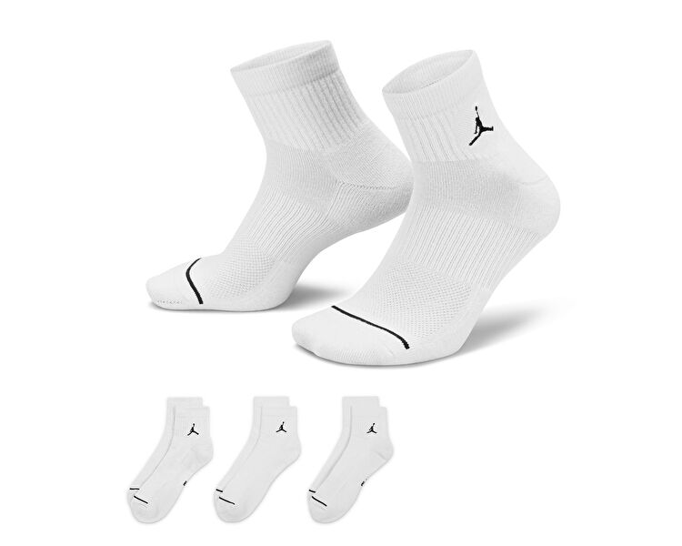 U JORDAN ED CUSH POLY ANKLE 3PR 144