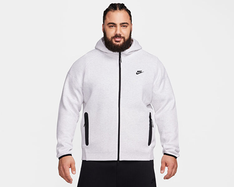 Nike Erkek M Nk Tch Flc Fz Wr Hoodıe Gri FB7921-051