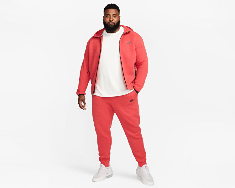 Nike Erkek M Nk Tch Flc Fz Wr Hoodie Kırmızı FB7921-672