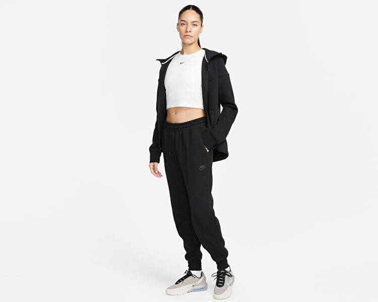 Nike Kadın W Nsw Tch Flc Mr Jggr Siyah FB8330-010