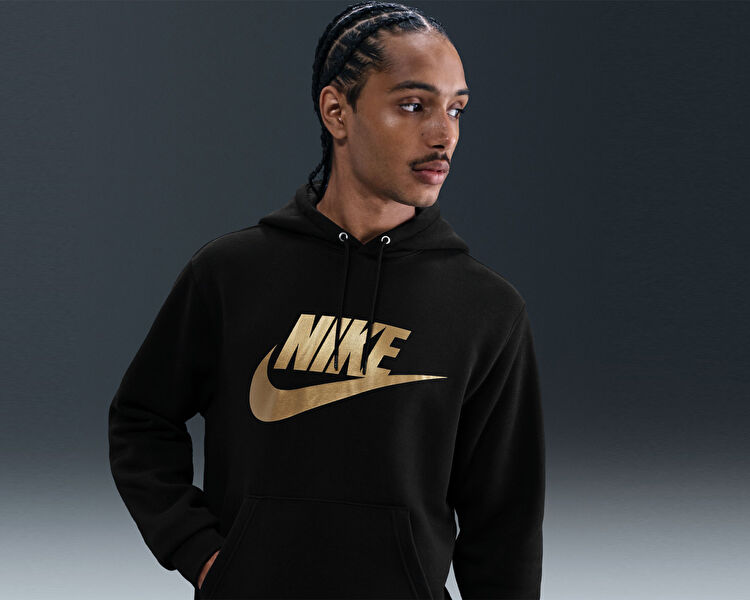 M NK CLUB BB PO GFX HOODIE