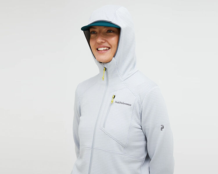 W TRAIL POLARTEC ZIP HOOD