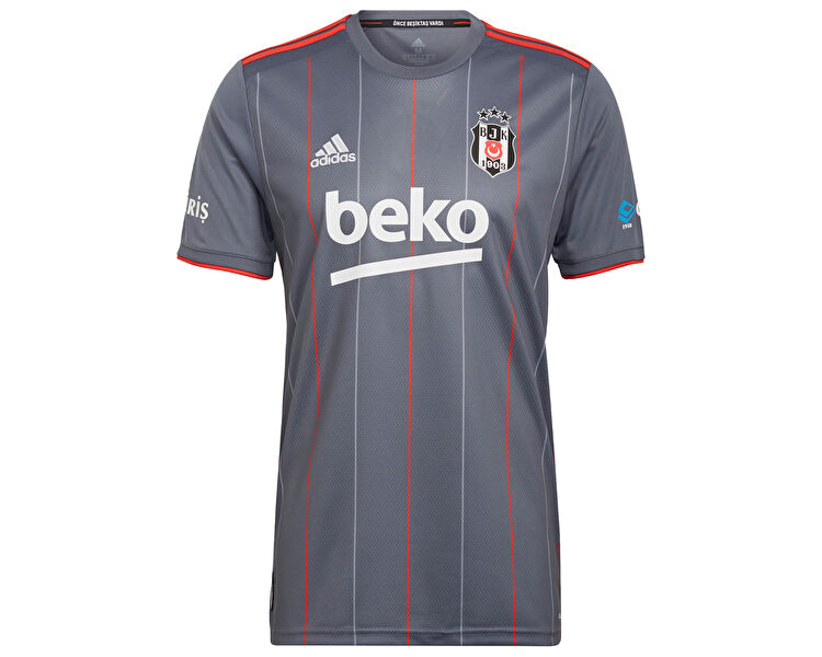 adidas Erkek Beşiktaş 2021/22 3Rd Futbol Forması Gri GT9592