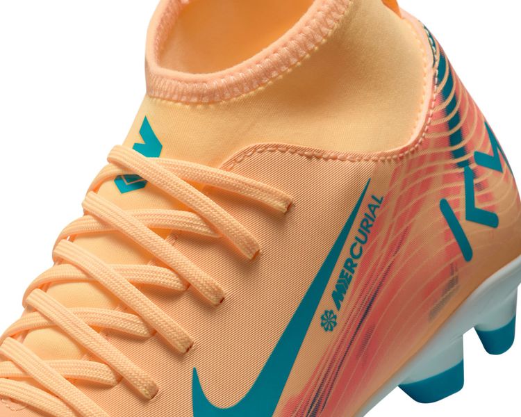 NIKE Unisex Çocuk JR MERCURIAL SUPERFLY 10 CLUB KM FG/MG Turuncu