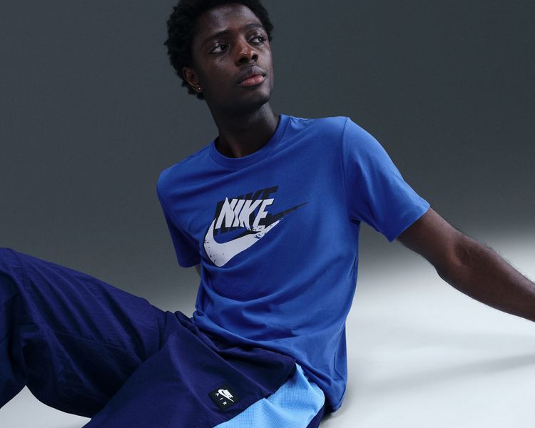 NIKE Erkek M NSW TEE 12MO FUTURA SP25 Mavi HJ0559-480 | Korayspor