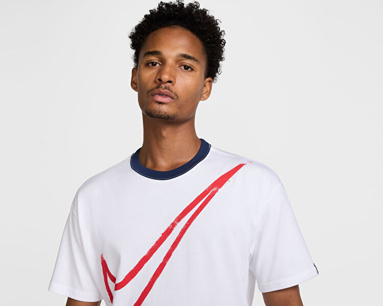 PSG M NK OVSZ SWOOSH TEE