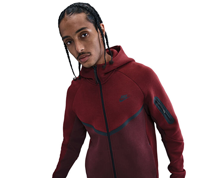 M NK TECH FLC FZ WR HOODIE