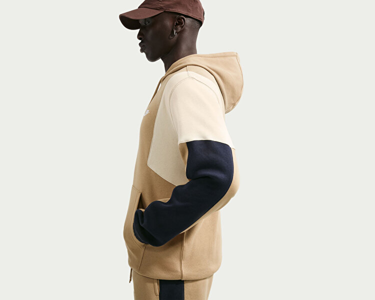 M NK CLUB FLEECE HDED TRACK GX