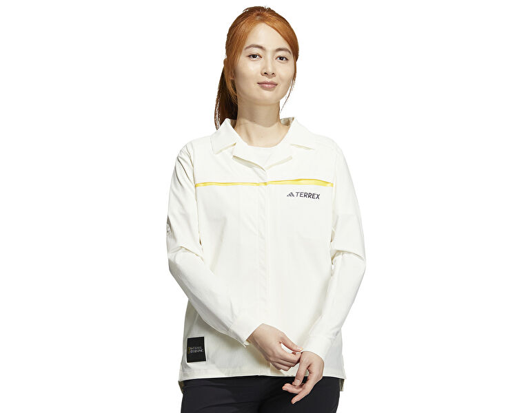 adidas Kadın W Natgeo Shirt Beyaz IC1995