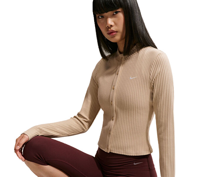 W NSW CHILL KNT WIDE RIB CARDI