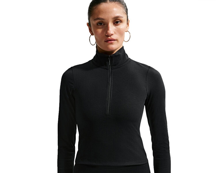 W NSW CHLL KNT RIB QZ LS TOP