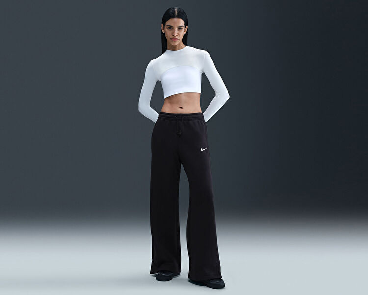 W NSW PHNX FLC HR PANT WIDE 2