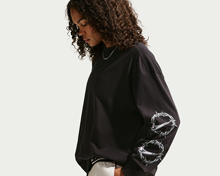 W NSW CLASSIC LS TEE BRB CHRME