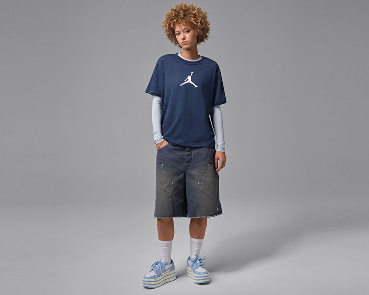 W JORDAN JUMPMAN SS GF TEE HBR 2