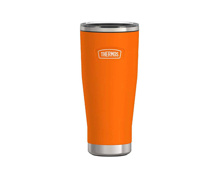 ICON IS115 0,53L SLIDE LOCK MUG ORANGE W/STRAW