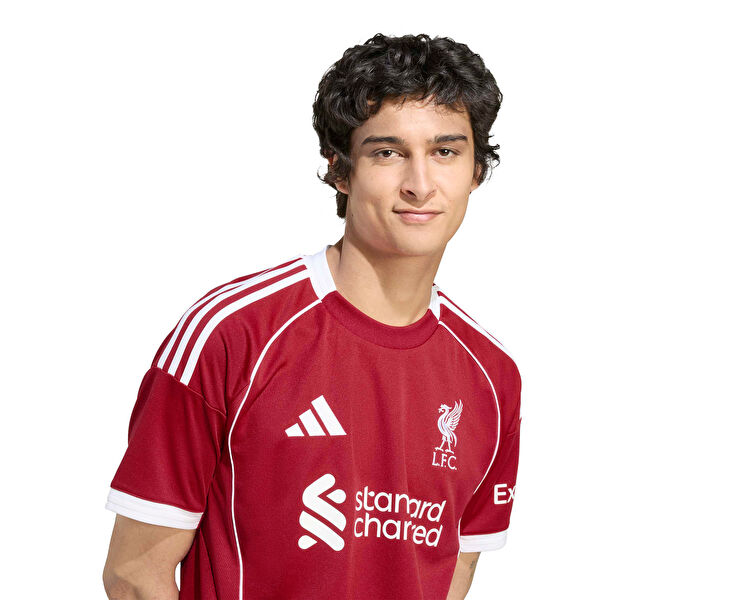 ADIDAS Erkek Liverpool FC 25-26 İç Saha Forması Kırmızı JV6423