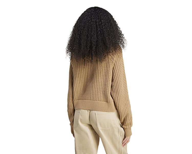 くーみん ADIDAS Kadın KNITTED CREW Kahverengi JX5248 | Korayspor