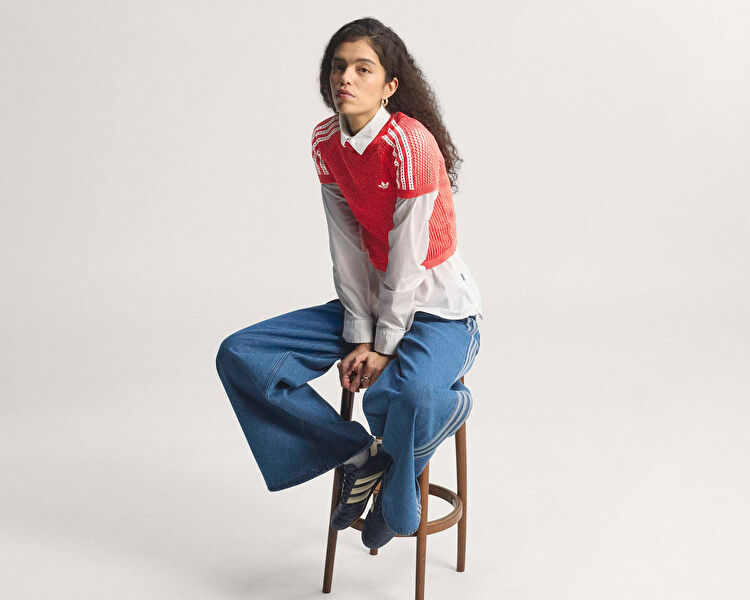 ADIDAS Kadın CROCHET TEE Kırmızı KC6482 | Korayspor