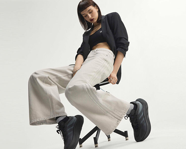 HIGH RISE WIDE LEG DENIM PANT