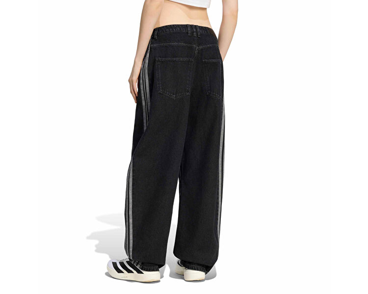 HIGH RISE BARREL LEG DENIM PANT