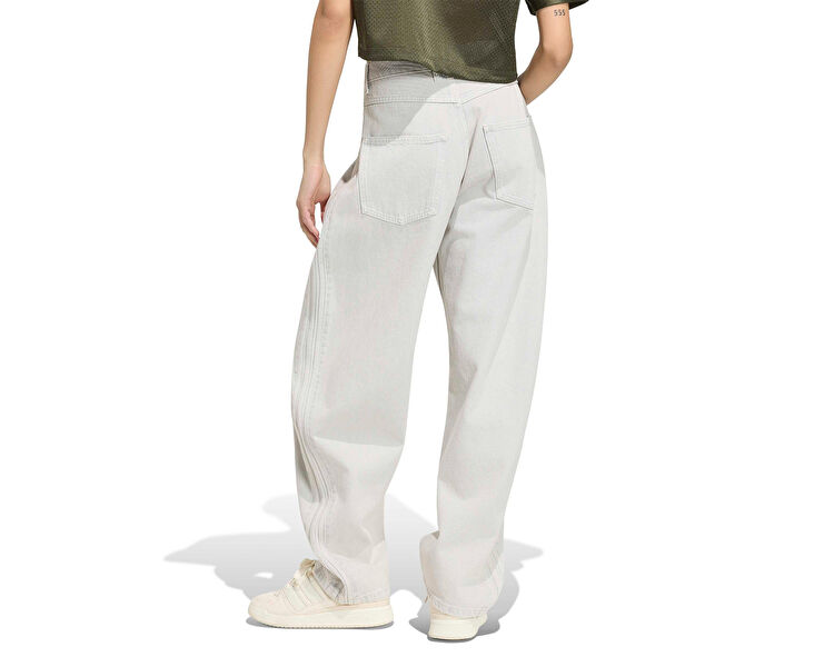 HIGH RISE BARREL LEG DENIM PANT