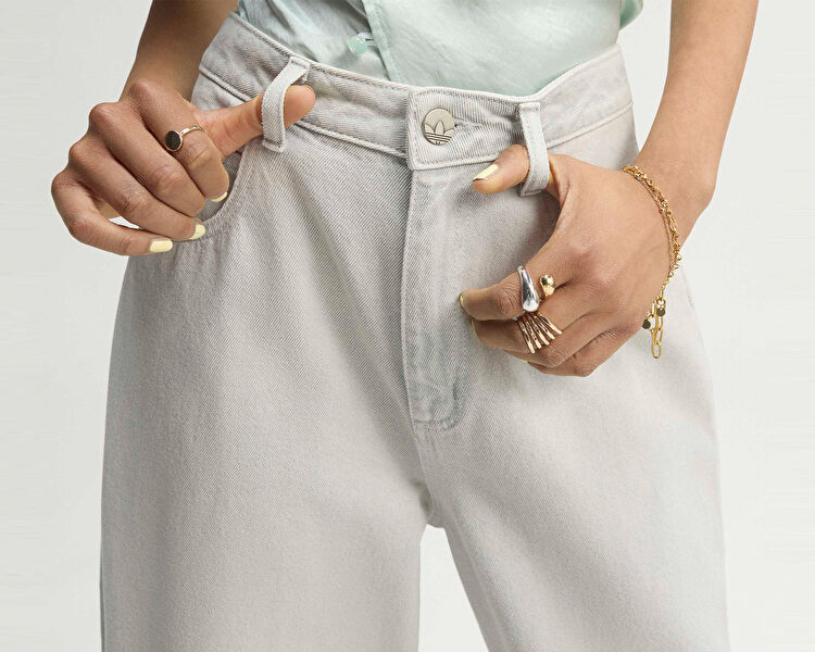 HIGH RISE BARREL LEG DENIM PANT