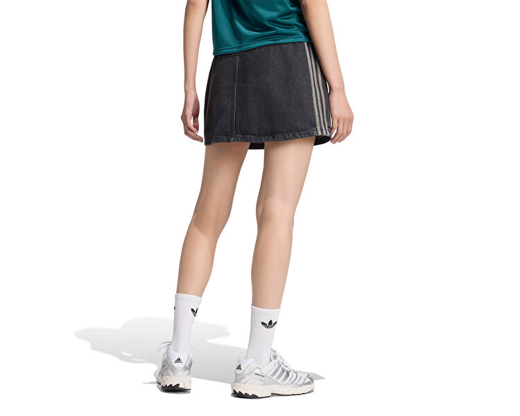 MID RISE DENIM SKIRT