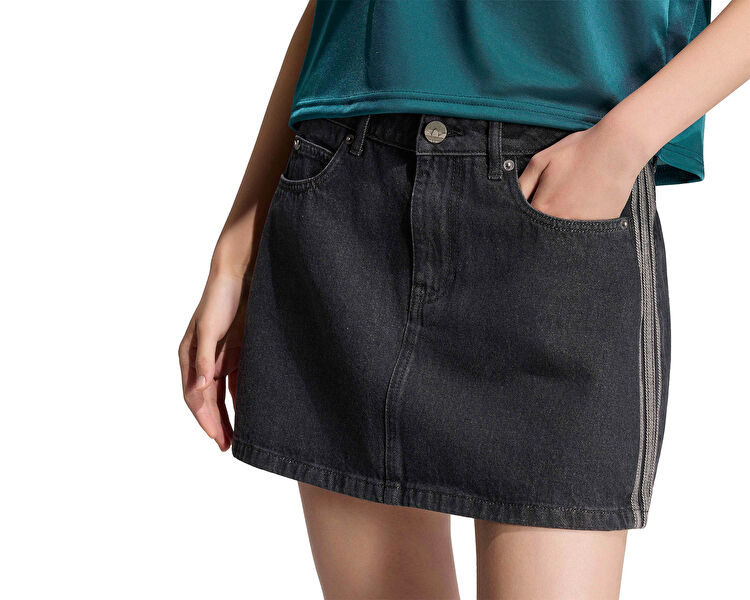 MID RISE DENIM SKIRT