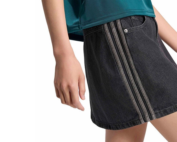 MID RISE DENIM SKIRT