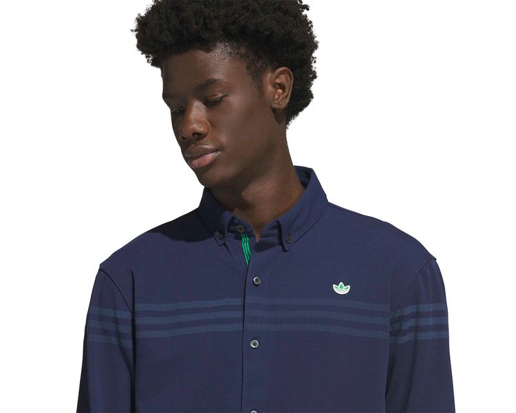 S LS Button Up