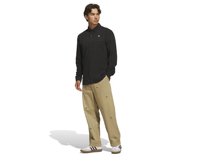 S LS Button Up