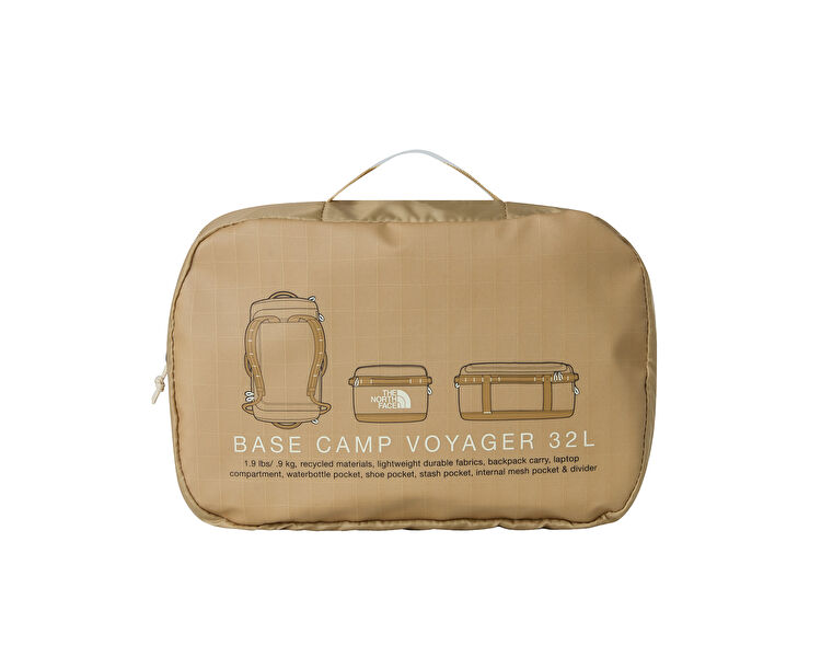 THE NORTH FACE Unisex BASE CAMP VOYAGER DUFFEL 32L Kahverengi