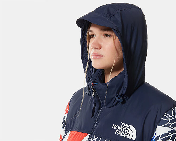 The North Face Kadın W Printed 1996 Retro Nuptse Jacket Çok Renkli