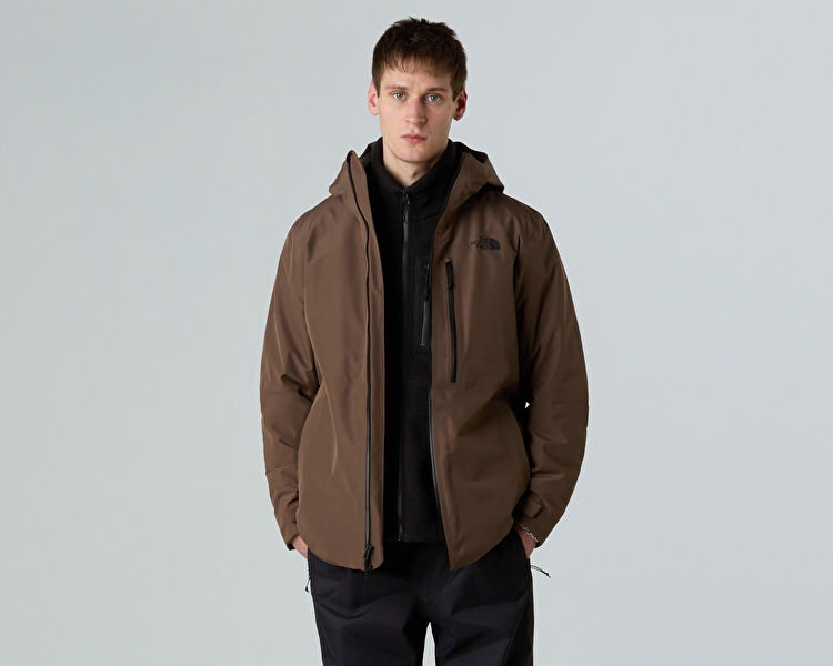 THE NORTH FACE ブラウンジャケット The North Face Erkek Koyu Kahverengi The North Face Zaneck Mont