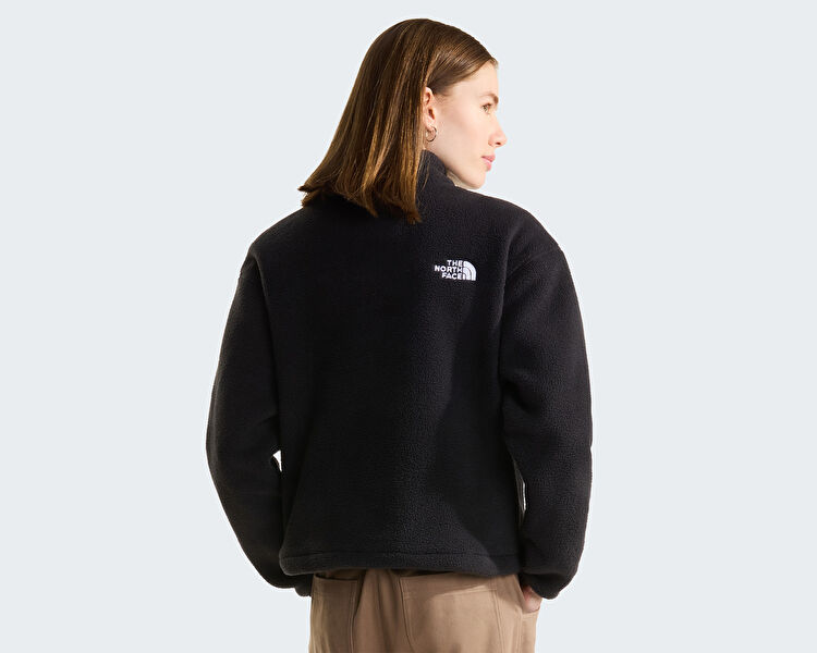 THE NORTH FACE Kadın W TNF FLEESKI 1/4 ZIP PO Siyah NF0A88Z3KX71