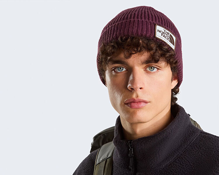 TNF LOGO BOX CUFFED BEANIE