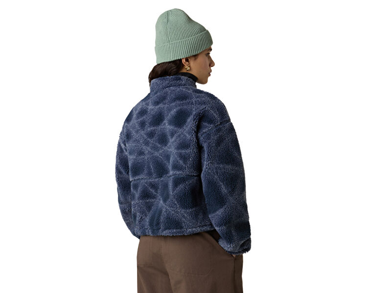 THE NORTH FACE Kadın W EXTREME PILE FZ JACKET 2 -PRINT Lacivert
