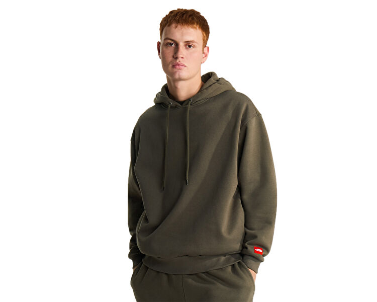 M TNF RED BOX HOODIE